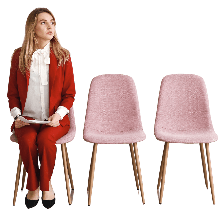 girl waiting for interview